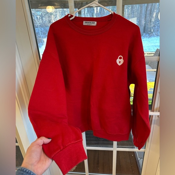 Tops - Spoolish Embroidered Sweatshirt